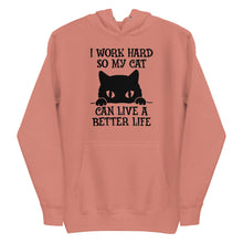 Load image into Gallery viewer, Unisex Hoodie for Cat lover | Work Hard for my cat
