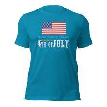 Load image into Gallery viewer, Unisex t-shirt For Fourth of July | Independence Day T-Shirt
