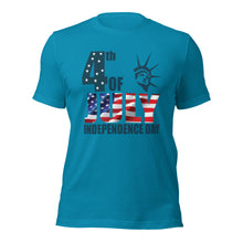 Load image into Gallery viewer, Unisex t-shirt For Fourth of July | Independence Day T-Shirt
