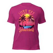 Load image into Gallery viewer, Unisex t-shirt | Vacation Time | See Yourself | Summer
