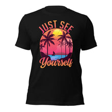 Load image into Gallery viewer, Unisex t-shirt | Vacation Time | See Yourself | Summer
