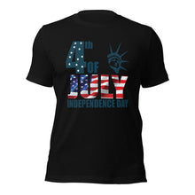 Load image into Gallery viewer, Unisex t-shirt For Fourth of July | Independence Day T-Shirt
