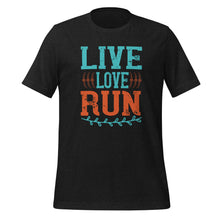 Load image into Gallery viewer, Unisex t-shirt | Live love Run tshirt
