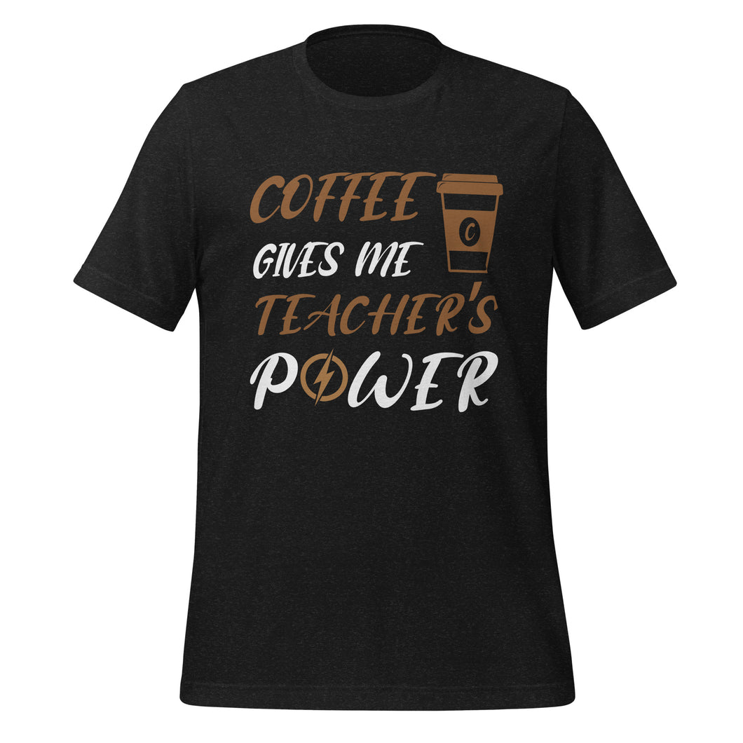 Unisex t-shirt for teacher | Coffee