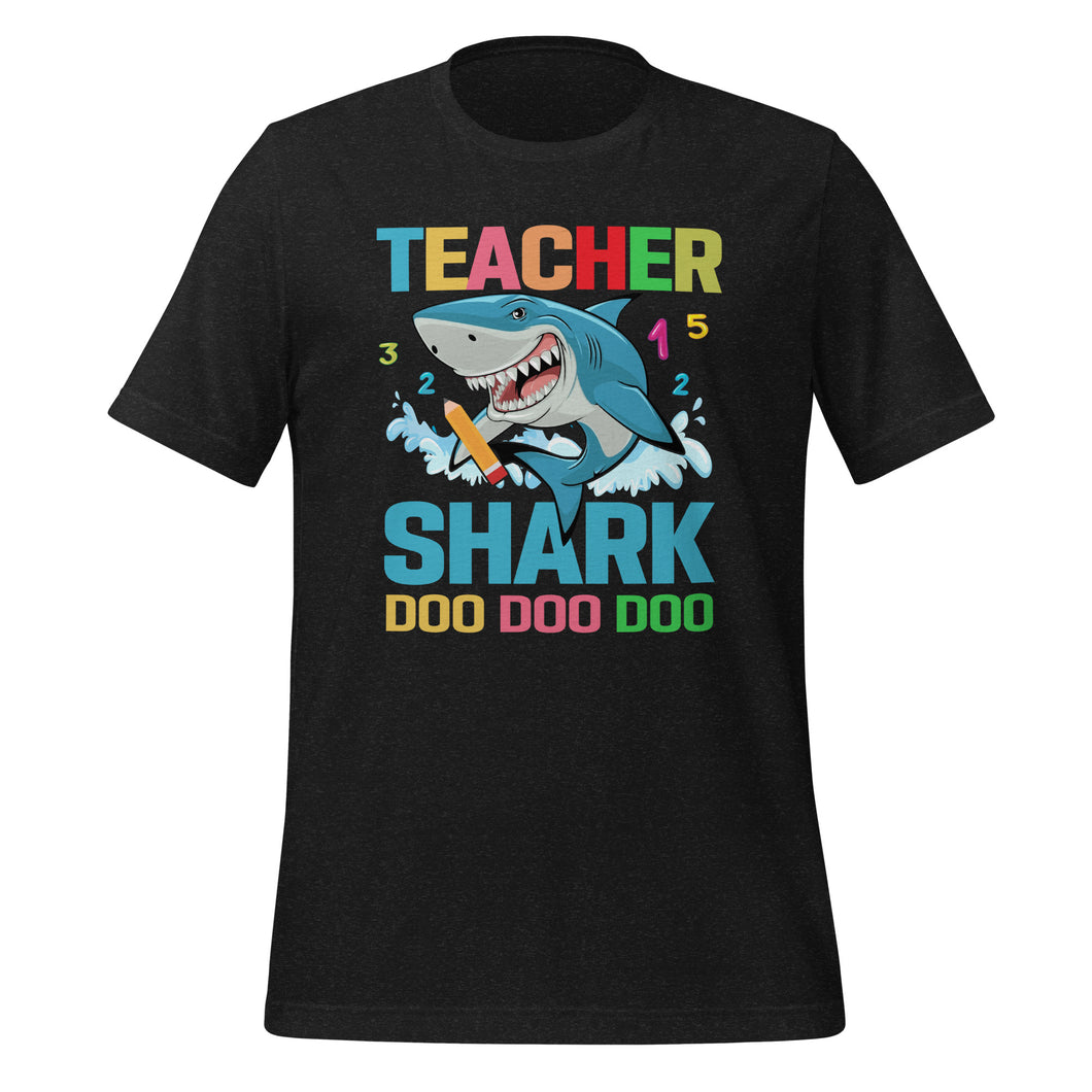 Unisex t-shirt for teacher | Shark theamed