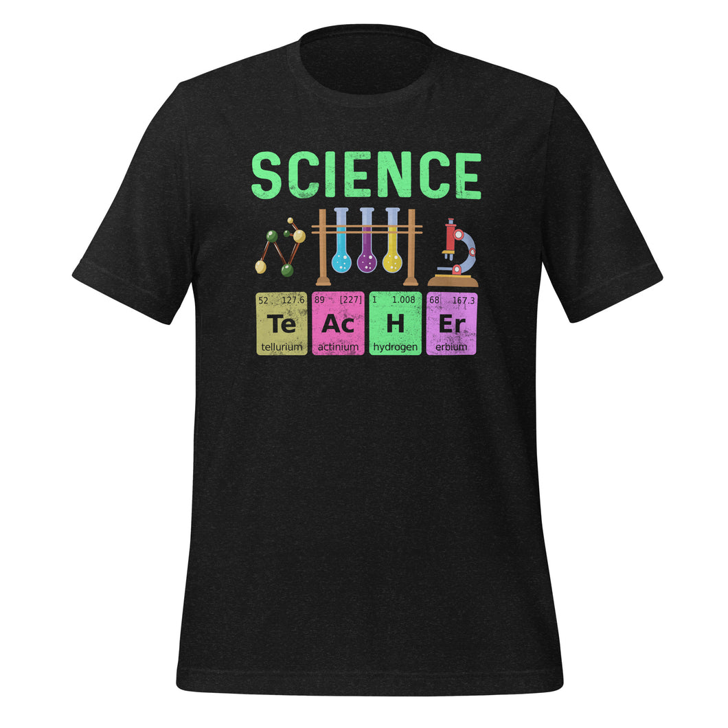 Unisex t-shirt for science teacher