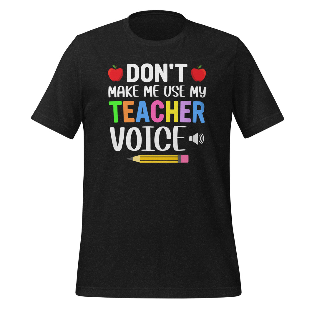 Unisex t-shirt for teacher