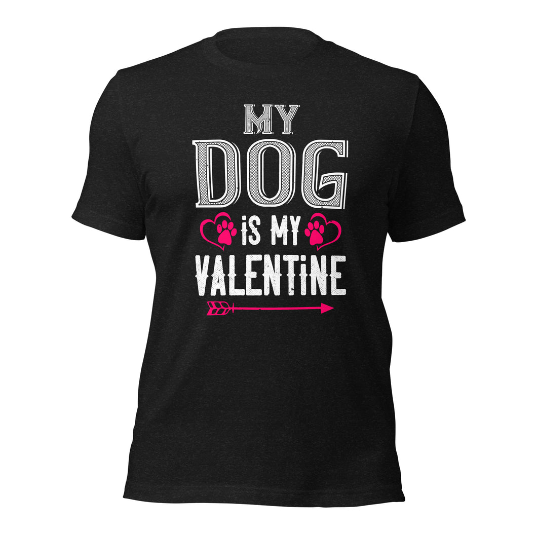 Unisex t-shirt for valentines day | Love t-shirt | For Dog Lover