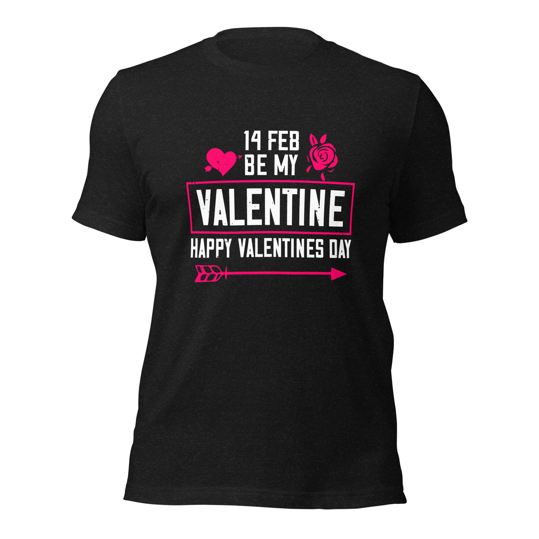 Unisex t-shirt for valentines day | Love t-shirt | Be Mine Valentine