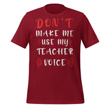 Load image into Gallery viewer, Unisex t-shirt for teacher
