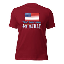 Load image into Gallery viewer, Unisex t-shirt For Fourth of July | Independence Day T-Shirt
