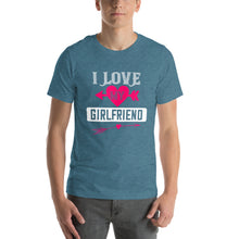 Load image into Gallery viewer, Unisex t-shirt for valentines day | Love t-shirt |  I Love My Girlfriend
