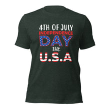 Load image into Gallery viewer, Unisex t-shirt For Fourth of July | Independence Day T-Shirt
