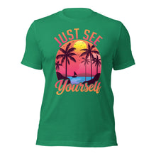 Load image into Gallery viewer, Unisex t-shirt | Vacation Time | See Yourself | Summer
