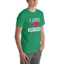 Load image into Gallery viewer, Unisex t-shirt for valentines day | Love t-shirt |  I Love My Girlfriend
