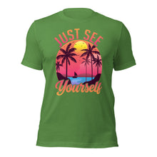 Load image into Gallery viewer, Unisex t-shirt | Vacation Time | See Yourself | Summer
