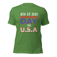 Load image into Gallery viewer, Unisex t-shirt For Fourth of July | Independence Day T-Shirt
