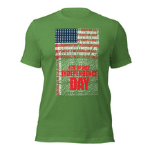 Load image into Gallery viewer, Unisex t-shirt For Fourth of July | Independence Day T-Shirt
