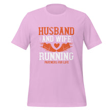 Load image into Gallery viewer, Unisex t-shirt | Husband and wife running t-shirt
