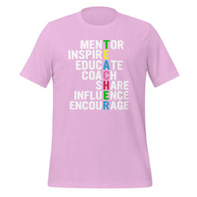 Load image into Gallery viewer, Unisex t-shirt for teacher and mentor
