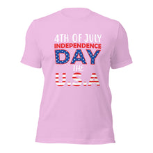 Load image into Gallery viewer, Unisex t-shirt For Fourth of July | Independence Day T-Shirt
