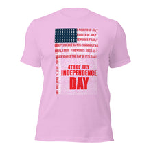 Load image into Gallery viewer, Unisex t-shirt For Fourth of July | Independence Day T-Shirt
