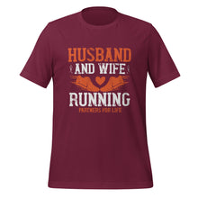 Load image into Gallery viewer, Unisex t-shirt | Husband and wife running t-shirt
