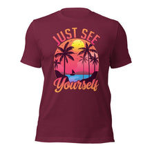 Load image into Gallery viewer, Unisex t-shirt | Vacation Time | See Yourself | Summer
