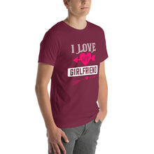 Load image into Gallery viewer, Unisex t-shirt for valentines day | Love t-shirt |  I Love My Girlfriend
