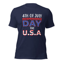 Load image into Gallery viewer, Unisex t-shirt For Fourth of July | Independence Day T-Shirt
