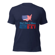 Load image into Gallery viewer, Unisex t-shirt For Fourth of July | Independence Day T-Shirt
