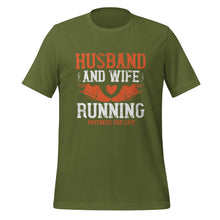 Load image into Gallery viewer, Unisex t-shirt | Husband and wife running t-shirt
