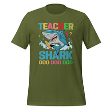 Load image into Gallery viewer, Unisex t-shirt for teacher | Shark theamed
