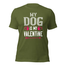 Load image into Gallery viewer, Unisex t-shirt for valentines day | Love t-shirt | For Dog Lover
