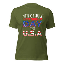 Load image into Gallery viewer, Unisex t-shirt For Fourth of July | Independence Day T-Shirt
