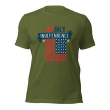 Load image into Gallery viewer, Unisex t-shirt For Fourth of July | Independence Day T-Shirt
