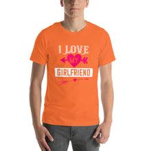 Load image into Gallery viewer, Unisex t-shirt for valentines day | Love t-shirt |  I Love My Girlfriend
