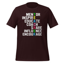 Load image into Gallery viewer, Unisex t-shirt for teacher and mentor
