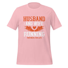 Load image into Gallery viewer, Unisex t-shirt | Husband and wife running t-shirt
