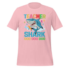 Load image into Gallery viewer, Unisex t-shirt for teacher | Shark theamed
