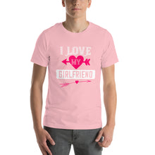 Load image into Gallery viewer, Unisex t-shirt for valentines day | Love t-shirt |  I Love My Girlfriend
