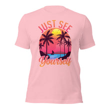 Load image into Gallery viewer, Unisex t-shirt | Vacation Time | See Yourself | Summer
