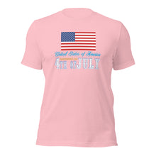 Load image into Gallery viewer, Unisex t-shirt For Fourth of July | Independence Day T-Shirt
