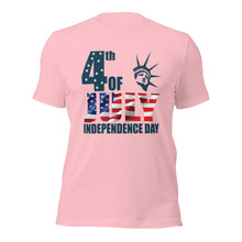 Load image into Gallery viewer, Unisex t-shirt For Fourth of July | Independence Day T-Shirt
