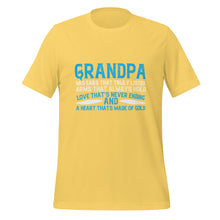 Load image into Gallery viewer, Unisex t-shirt | Comfortable Graphic Tee: Soft &amp; Stretchy Lightweight T-Shirt | Grandpa
